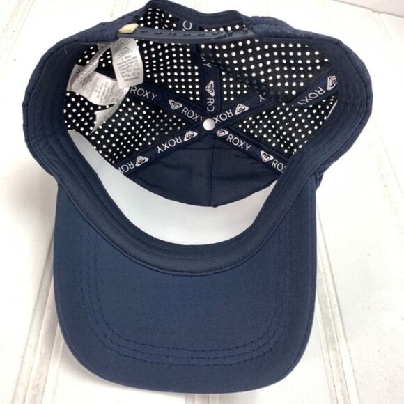 Roxy Waves Machines Trucker Blue Hat Snapback Cap - Picture 4 of 8